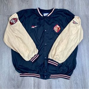 Vintage San Francisco 49ers Jacket XXL Men's‎ Reebok 50th Anniversary 1990's NFL